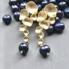 Gold earrings black pearl.png
