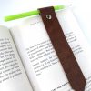 leather bookmark in a book72