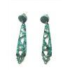 green bubbles earrings72