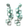 green cubes earrings72