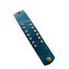 antique blue cuff gold rivets72