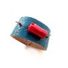 red bamboo died antique blue cuff72