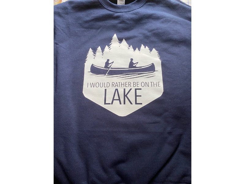navy lake sweatshirt