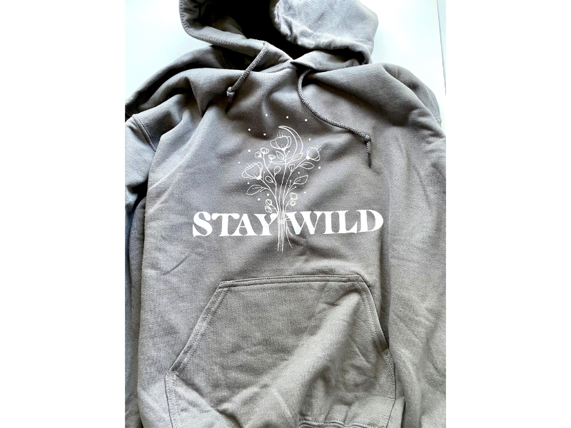 Stay Wild gray